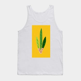 Lulav Yellow Gold Print Tank Top